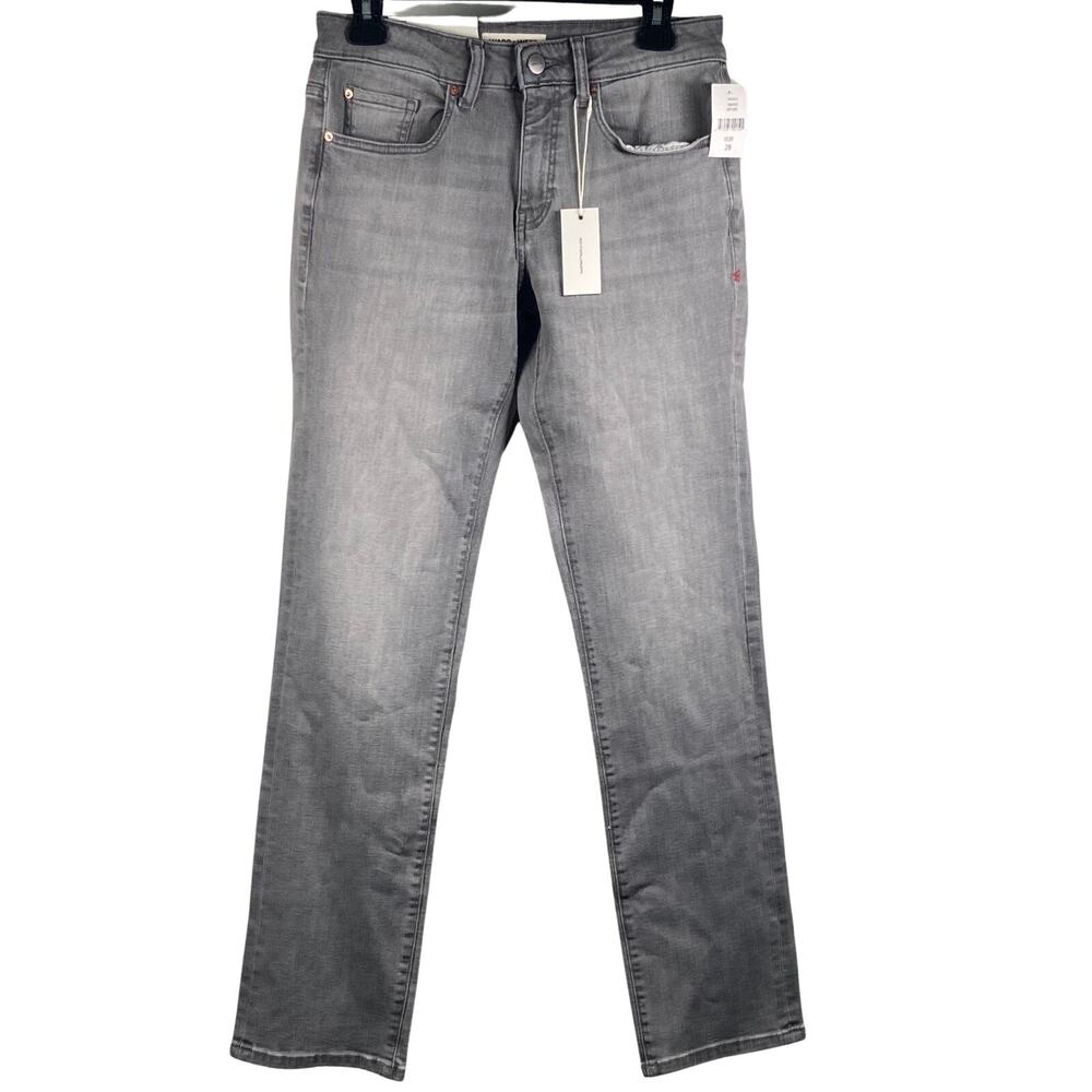 Warp + Weft ORD Chicago Straight Gray Smoke Denim Jeans 28x32 (Actual 28x31) NWT